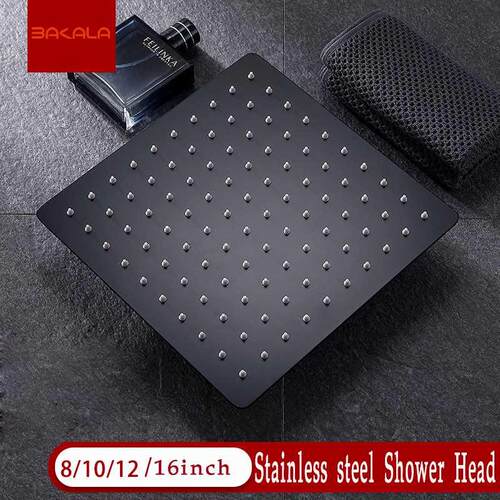 Round & square Stainless Steel Ultra-thin Showerheads 16