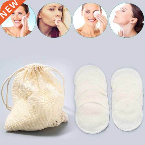 12Pcs Makeup Remover Pads Reusable Cotton Pads Make Up Facia