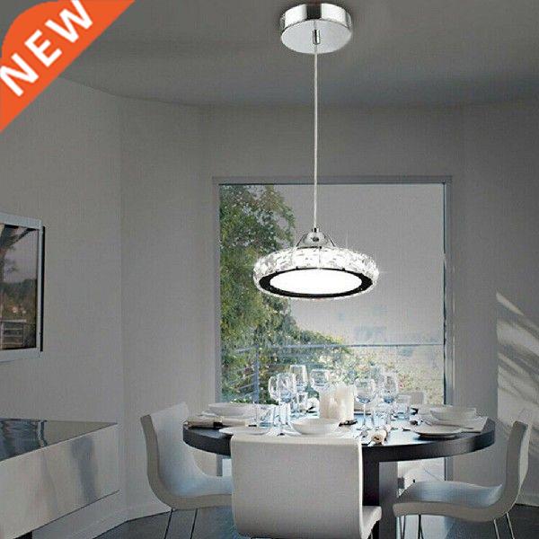 Modern LED Crystal Glass Hanging Lamp Chandelier Ceiling