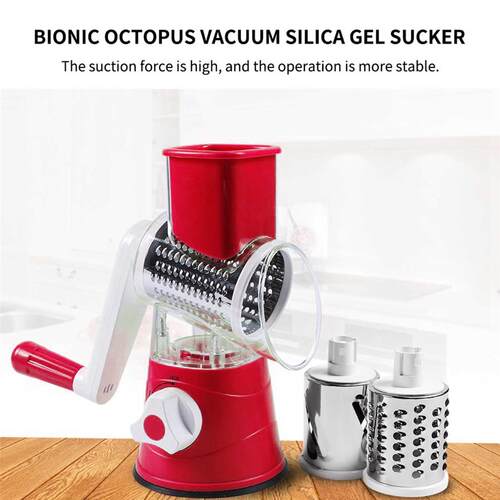 Rotary Cheese Grater Slicer, Drum Slicer Manual Vegetable