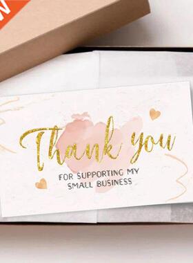 10-30pcs Thank You Cards Thanks Greeting Card Gift Decoratio
