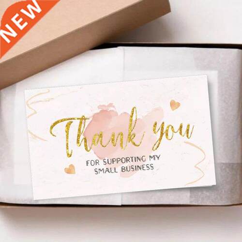 10-30pcs Thank You Cards Thanks Greeting Card Gift Decoratio