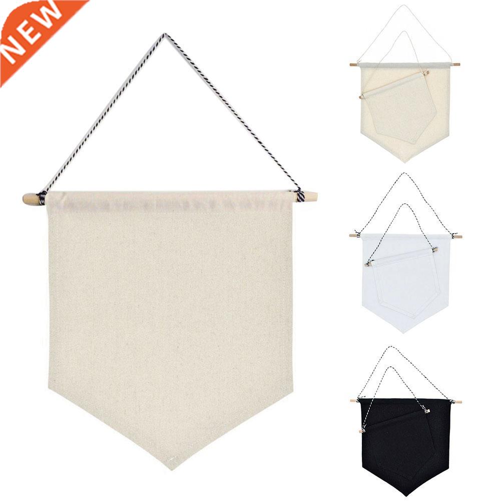 Nordic Blank Cotton Brooch Pin Badge Holder Hanging Wall