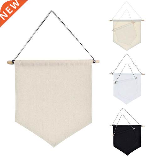 Nordic Blank Cotton Brooch Pin Badge Holder Hanging Wall