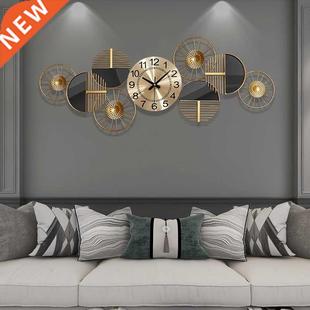 Oversized Luxury Wall Clock Gold Silent Nordic Wall Clock Mo