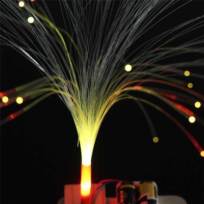 Electronic DIY Kit Multicolors Changing LED Optic Fiber Ligh