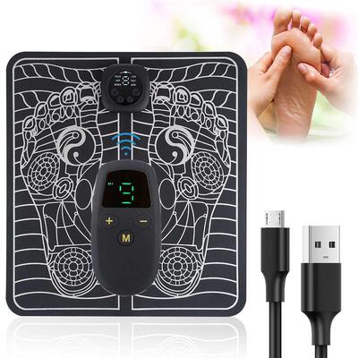 Foot Massager Pad Electric EMS Feet Muscle Stimulator Tens A