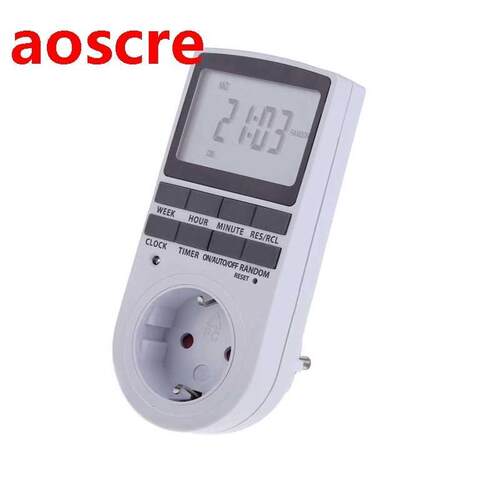 Electronic digital timer switch UK US AU EU FR kitchen timer