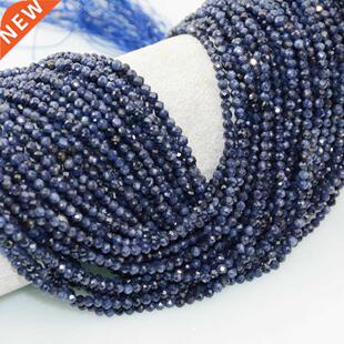Natural Sapphire Faceted Round Beads 2mm,3mm,4.5mm