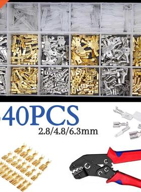 540Pcs/lot 2.8/4.8/6.mm Female and male Crimp Terminal Conn