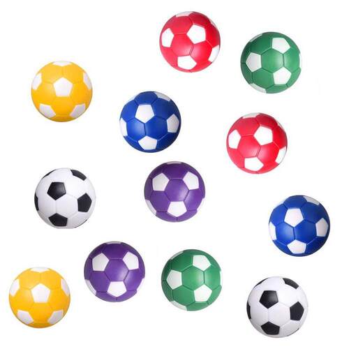24 PCS Table Soccer Balls Plastic Foosballs Replacement Mini