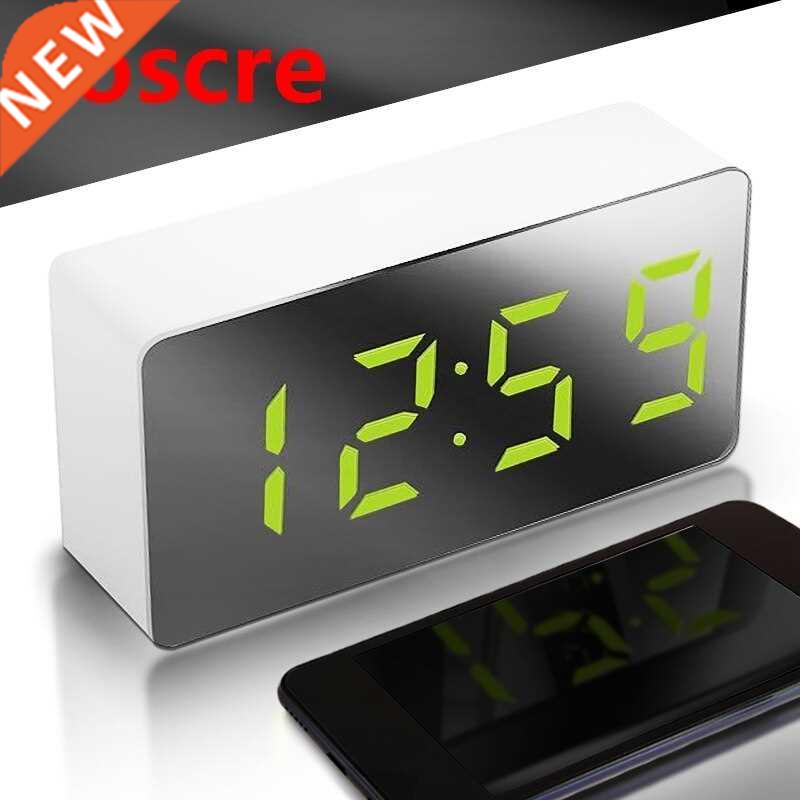 LED Multifunctional Clock Digital Alarm Snooze Display Time