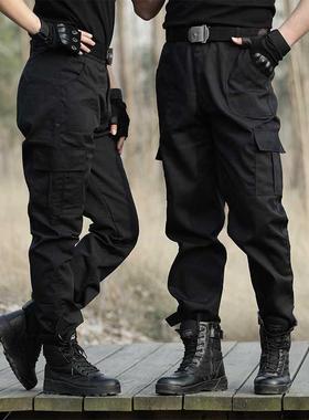 Black Tactical Mility Pants Mens Casual Cgo Pants Camouf