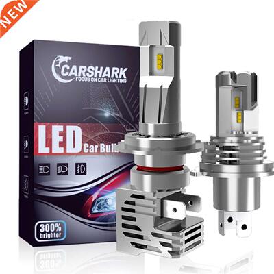 Carshark Turbo H7 H4 Led Bulbs 60W H1 H3 H8 H9 H11 Auto Head