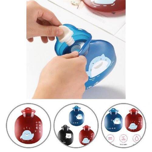 Leak Proof Color-Changing Cartoon Thick Hot Water Bottle To