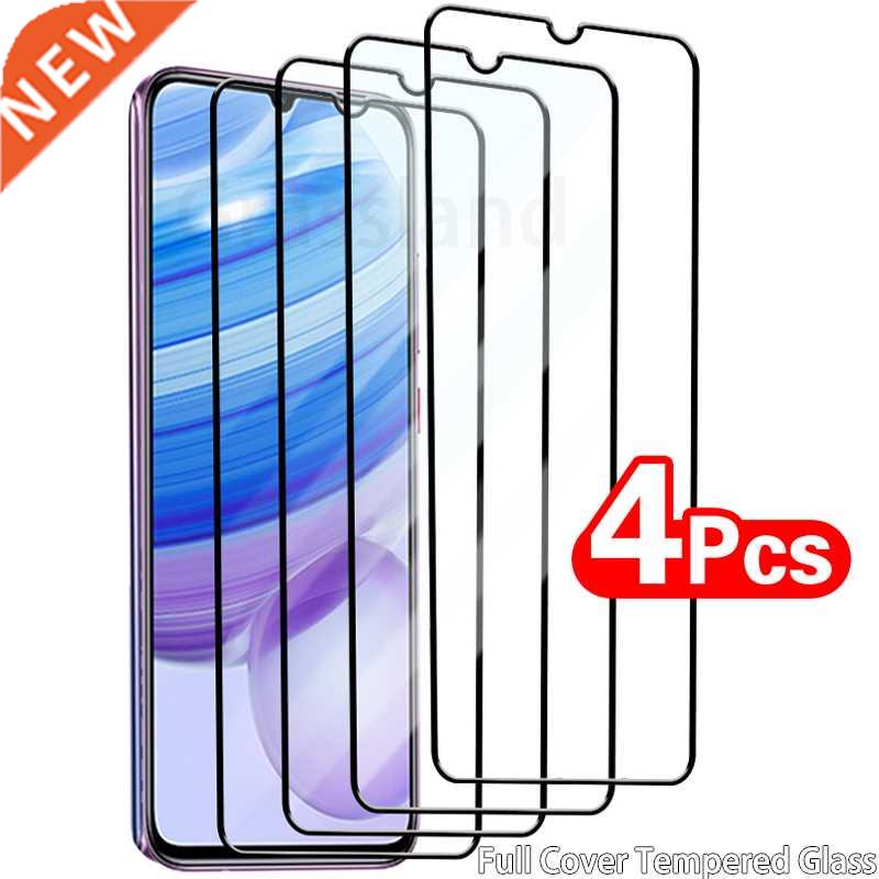 4Pcs Full Tempered Glass For Xiaomi Redmi Note 8 9 10 Pro Sc