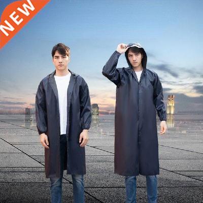 Waterproof Motorcycle Long Raincoat Men Military Camping