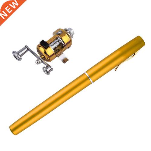 Portable Pocket Telescopic Mini Fishing Pole Pen Shape Folde