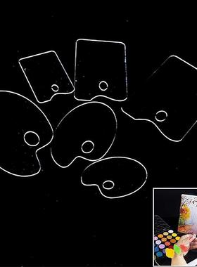 Clear Acrylic Artist Paint Mixing Palette Makes Cleanup Wate