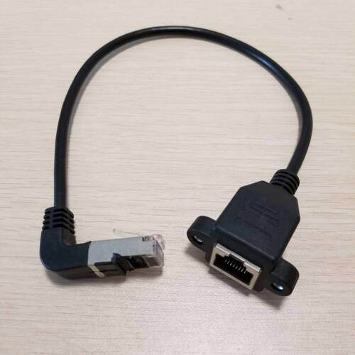 90 Degree Up Angle RJ45 Data Extension Cable Lock Pannel Mou