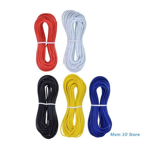 10M Electronic Wire Tinned Copper Cable PVC Insulated 24AWG