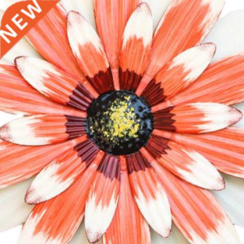 4Pieces Flowers Outdoor Wall Decor, Metal Wall Sculptures