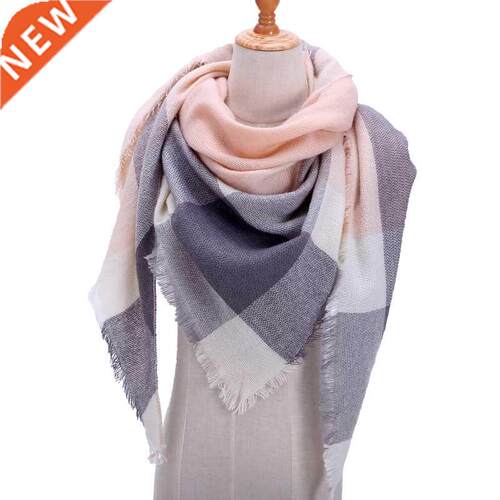 Desgner 2021 kntted sprng wnter women scarf plad warm c