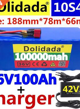 2020 Original 36V battery 10S4P 100Ah battery pack 1000W hig