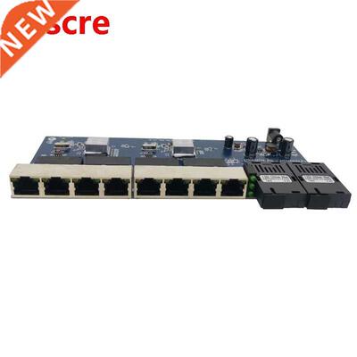 Reverse POE 2G8 RJ45 Gigabit Ethernet Switch Fiber Port SC C