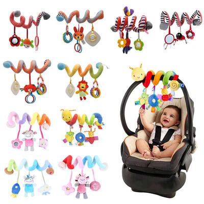 New Soft Infant Crib Bed Stroller Toy Spiral Baby Toy For Ne