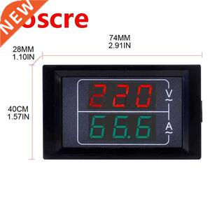 Mini Digital Voltmeter Ammeter AC50-500/0-600v LED Display V