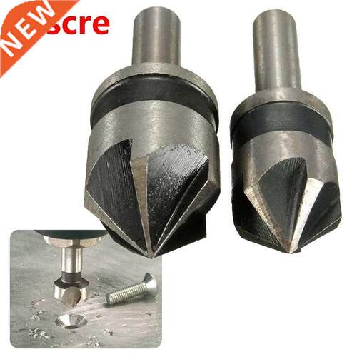 2PC 1/4 Shank 82 Degree Point Angle Countersink Chamfer Cutt