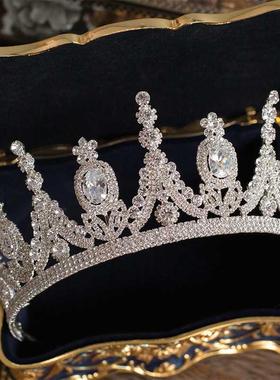 Luxury Tiaras And Crowns CZ Zirconia Princess Pageant Engage