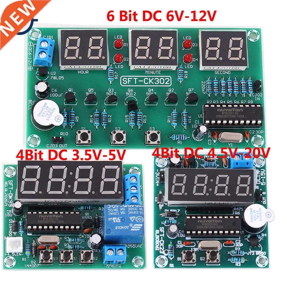 LED Electronic Clock Module Alarm Countdown Stopwatch Multi-