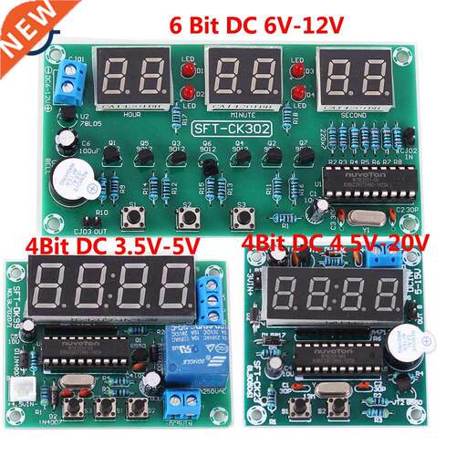LED Electronic Clock Module Alarm Countdown Stopwatch Multi-