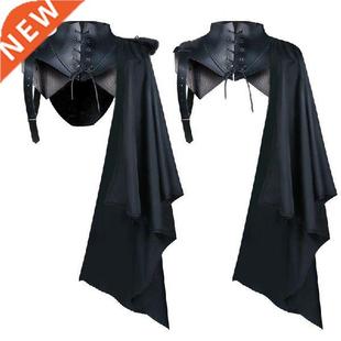 Hlloween Cos Devil Dress up Costume Gothic Deth Clok