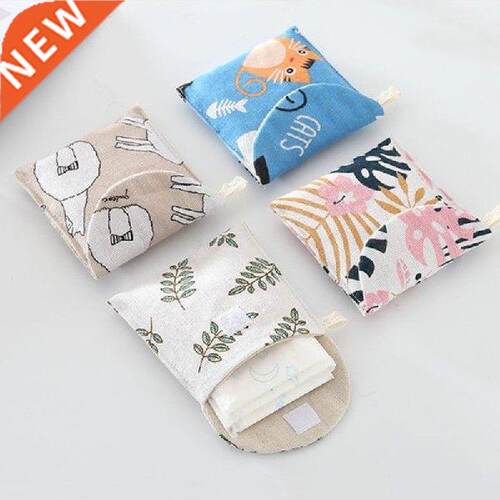 Portable Napkin Sanitary Storage Bag Women Cosmetic Tampon