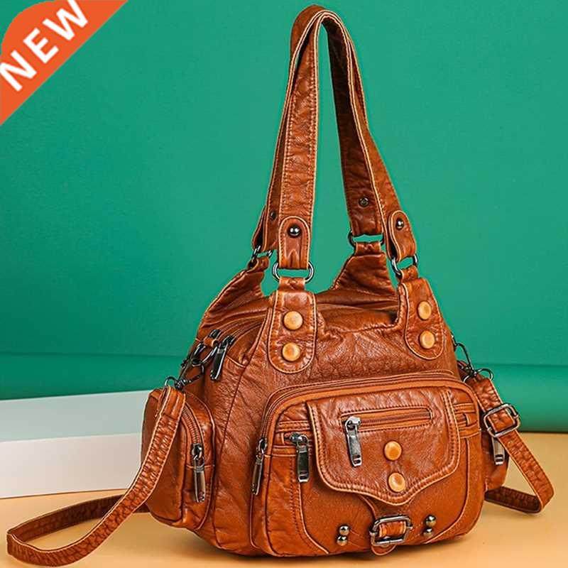 New Fashion High Quality Woman Messenger Bag Luxury Soft Lea