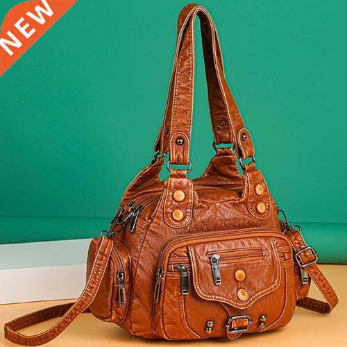 New Fashion High Quality Woman Messenger Bag Luxury Soft Lea
