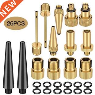26pcs Bicycle Valve Adapter Converter Bike Bicycle Pump
