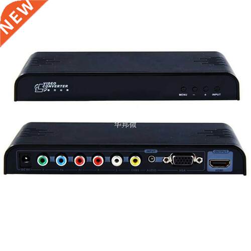 VGA AV Ypbpr component to HDMI converter Scaler with compone