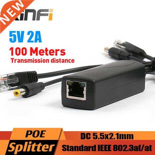 48V to 5V Active PoE Splitter Adapter 12W Injector Connecto