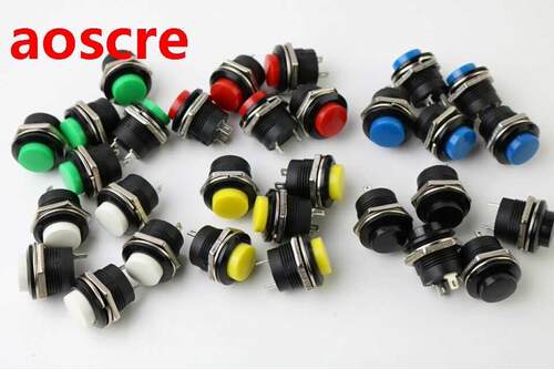 5pcs R13-507 1Pcs Momentary Button Switch Installing Hole 1
