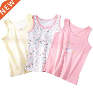 3pcs/Lot oys Girls Summer Undershirt Singlet Shirts Kids Di