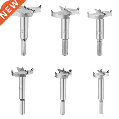 6PCS Drill Bits 30/35/40/45/50/60mm Woodworking Tools Tungst
