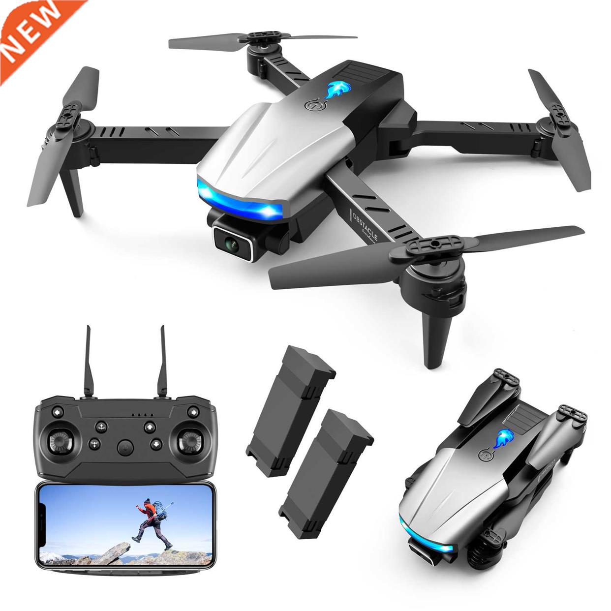 New S85 Drone WIFI 4k HD Camera Optical Flow Location Infrar