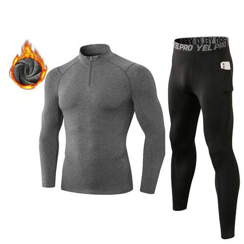 Fanceey Fleece Thermo Underwear Winter Thermal Men Long John