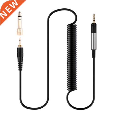 Coiled Cable 2.5 to 3.5mm Cord 6.35mm apter for hd598 HD51