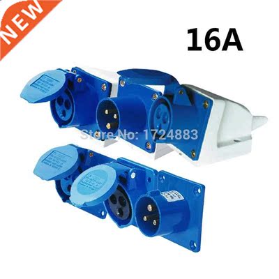16A 3 pole connector Industrial malefemale sockets SF-113/S