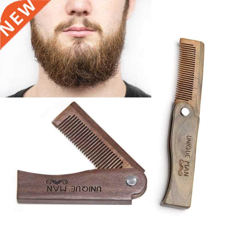 Wooden Hair Comb Natural Sandalwood Comb for Beard Fold Pock